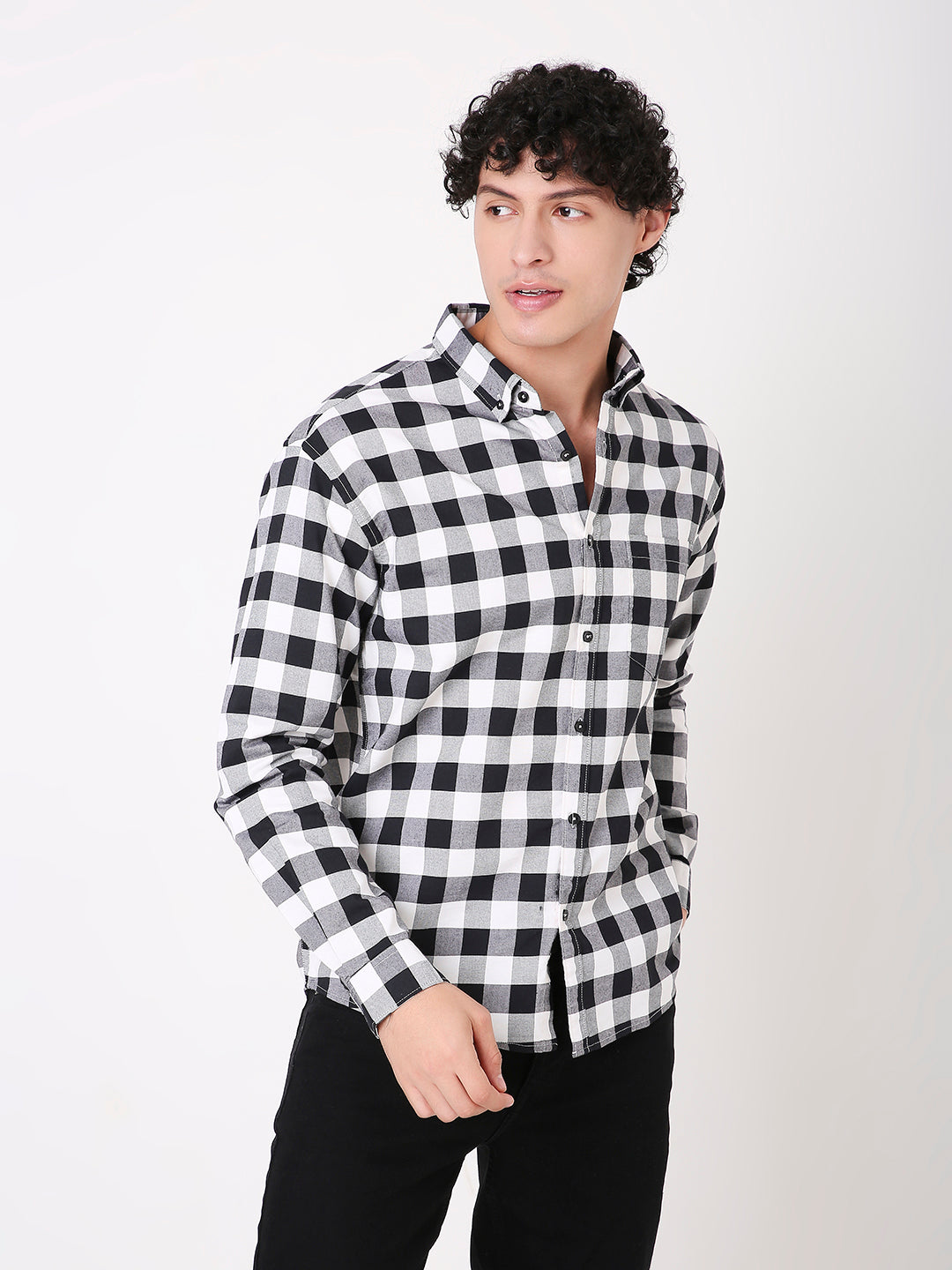 BLACK BUFFALO CHECKS SHIRT