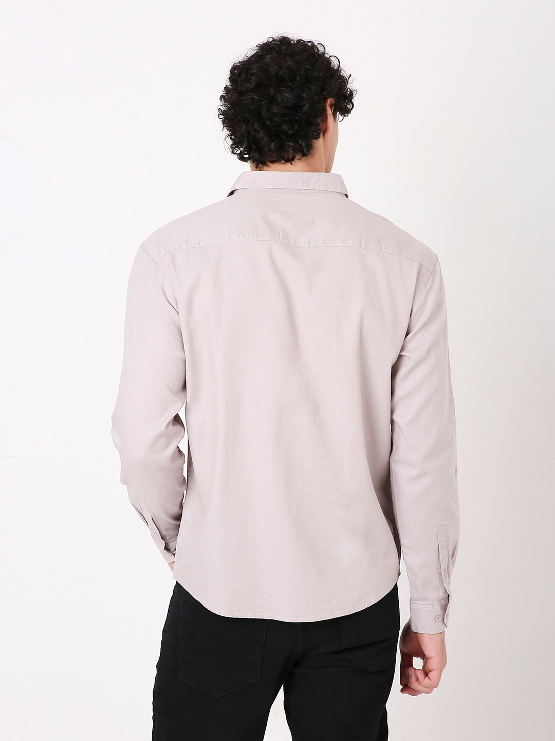 GRAY PREMIUM STRUCTURED SHIRT