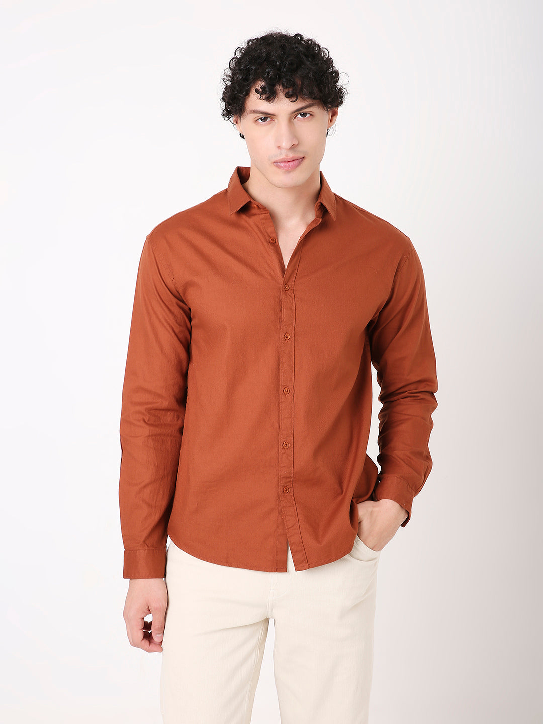 STRUCTURED PURE COTTON SHIRT FOR MEN – FULL SLEEVES