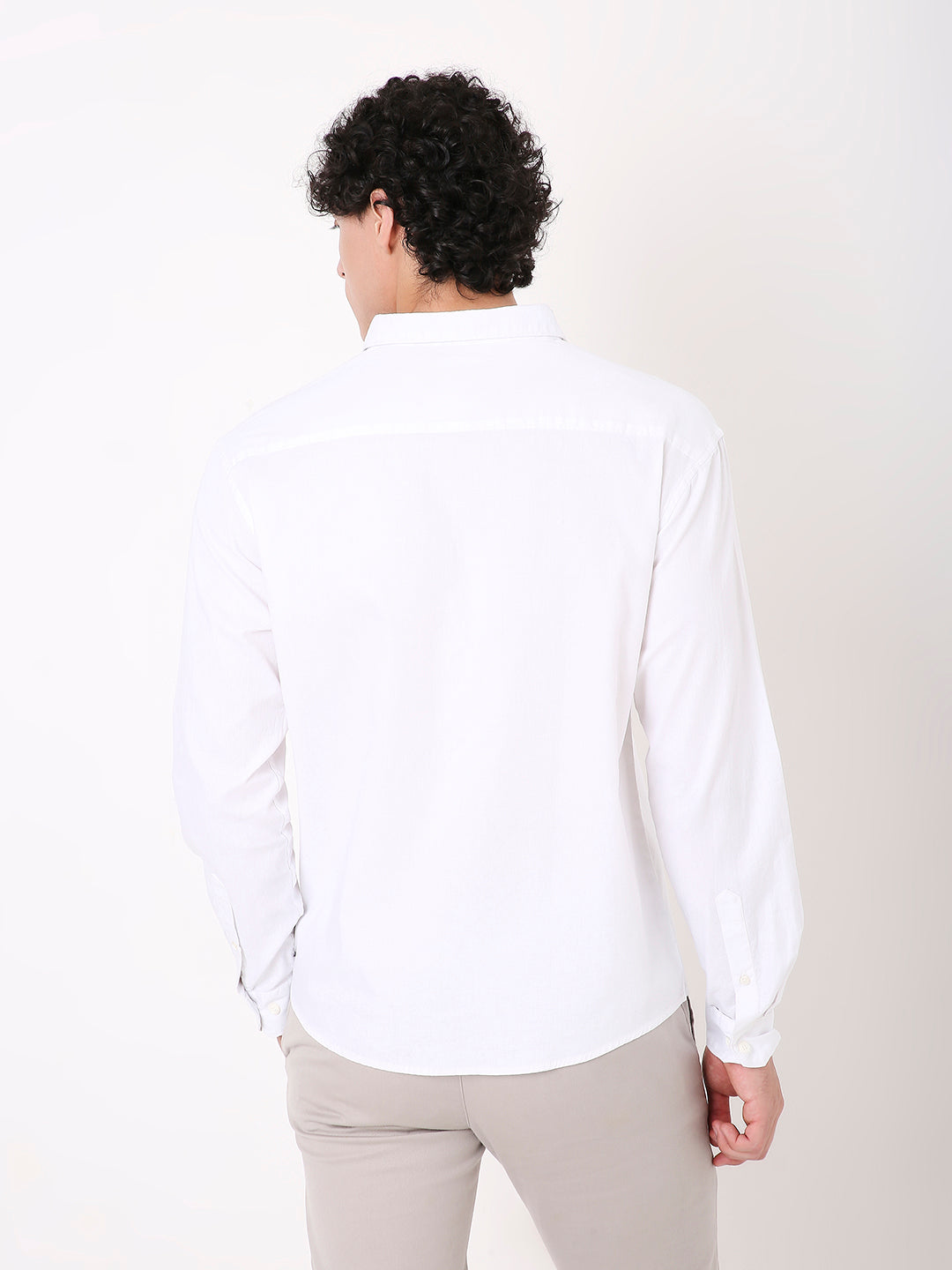 WHITE PREMIUM STRUCTURED SHIRT