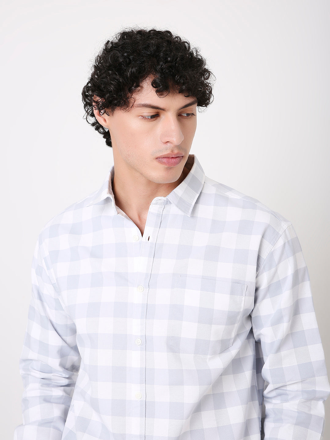 GRAY BUFFALO CHECKS SHIRT
