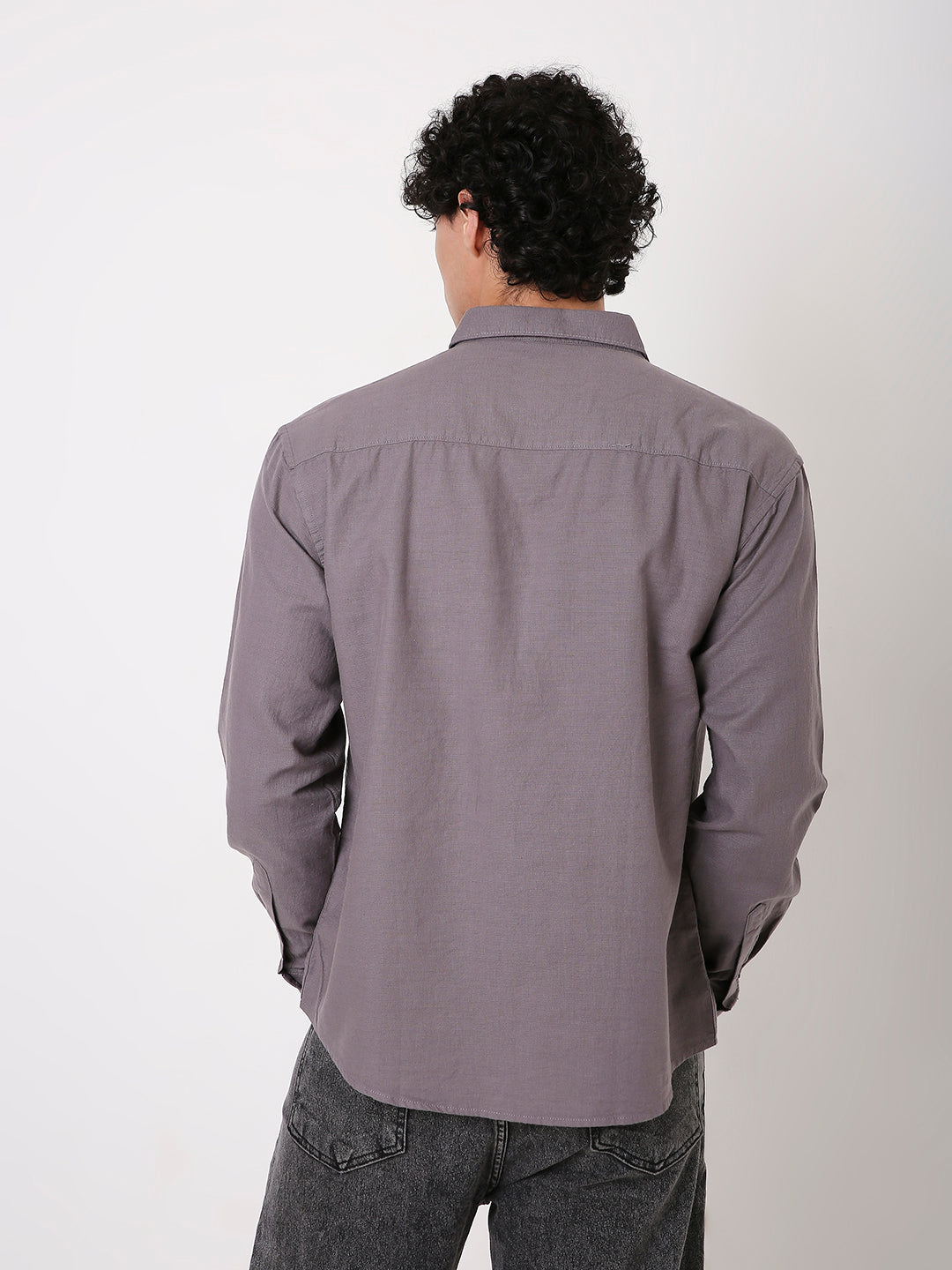PURE COTTON STRUCTURE SHIRT FOR MEN – FULL SLEEVES