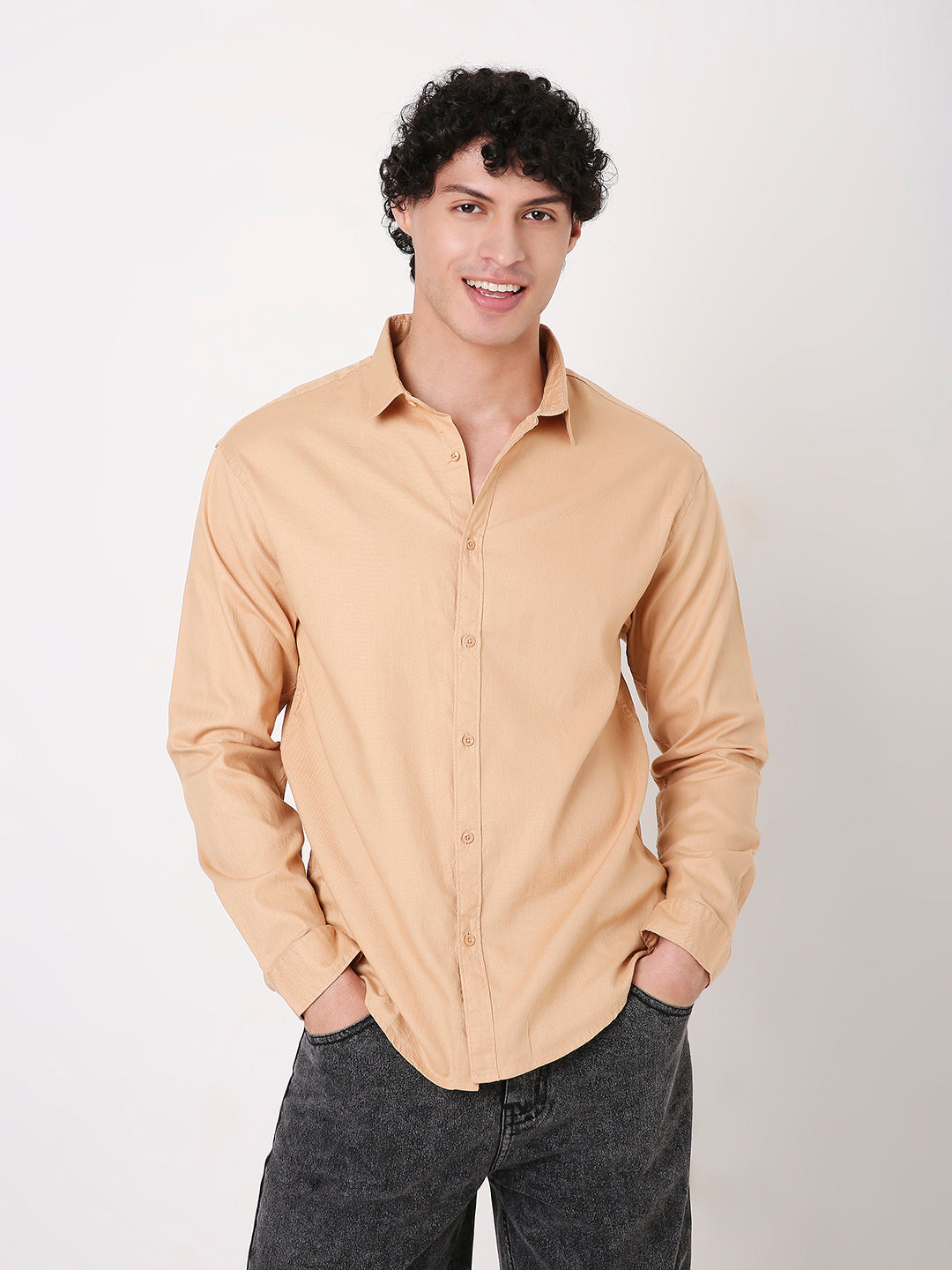 STRUCTURED PURE COTTON SHIRT FOR MEN – FULL SLEEVES