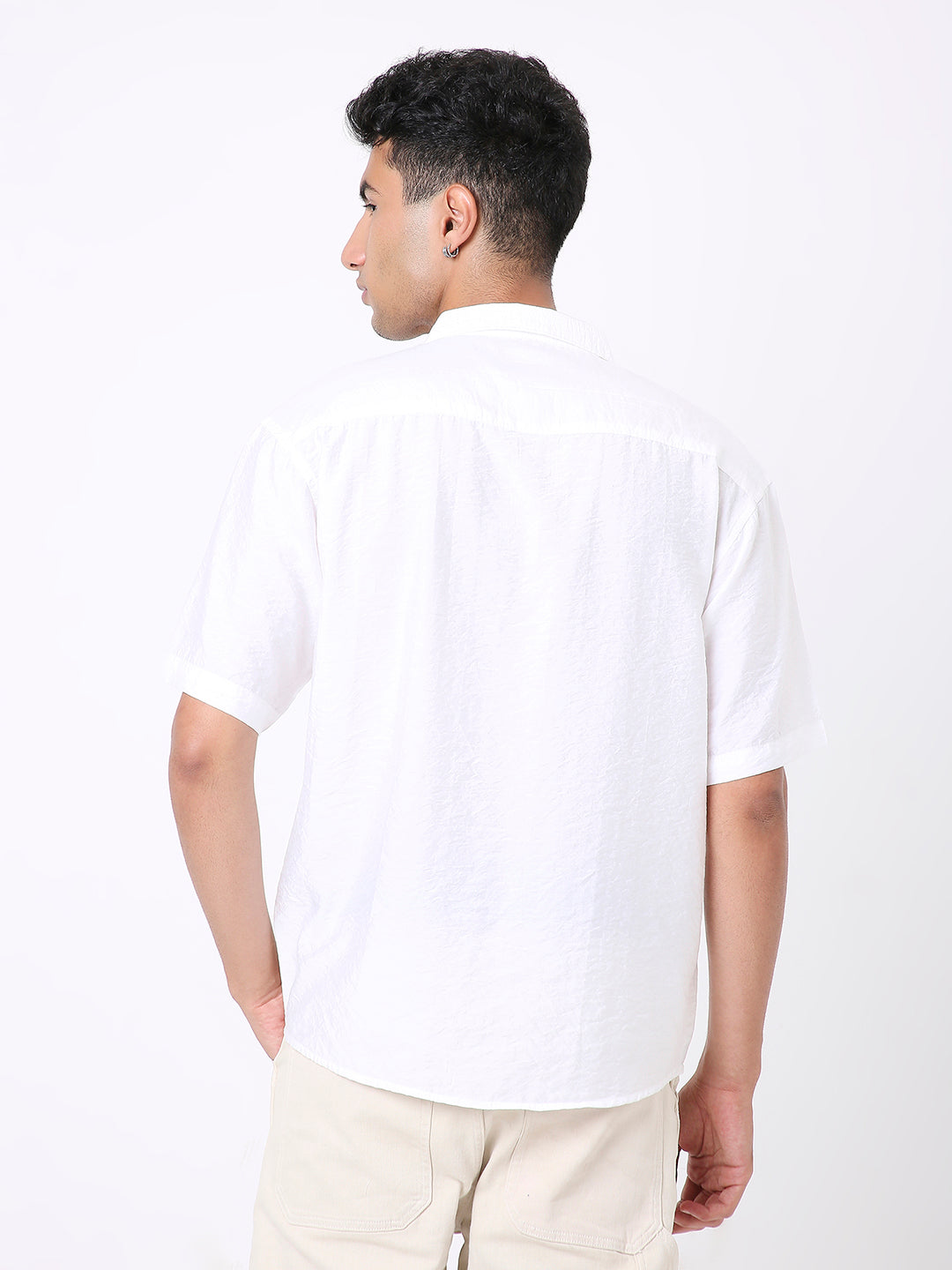 ESSENTIAL WHITE SOLID SHIRT