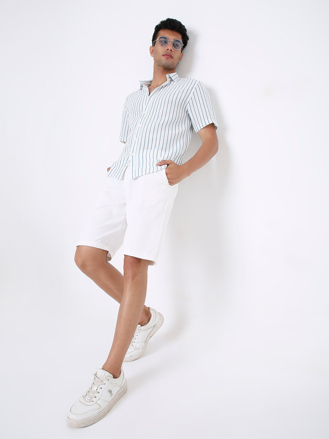 BLUE STRIPED CLASSIC SHIRT