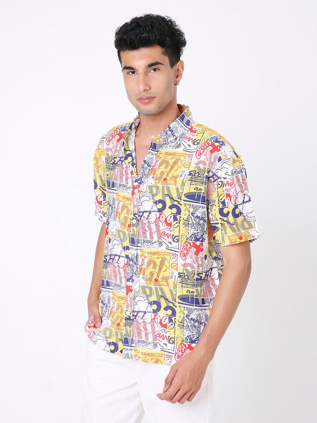 COMIC PRINT SHORT SLEEVE SHIRT