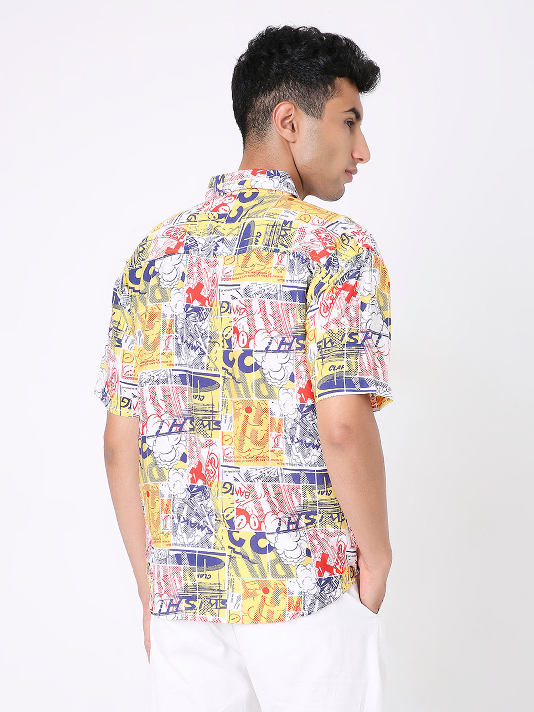 COMIC PRINT SHORT SLEEVE SHIRT