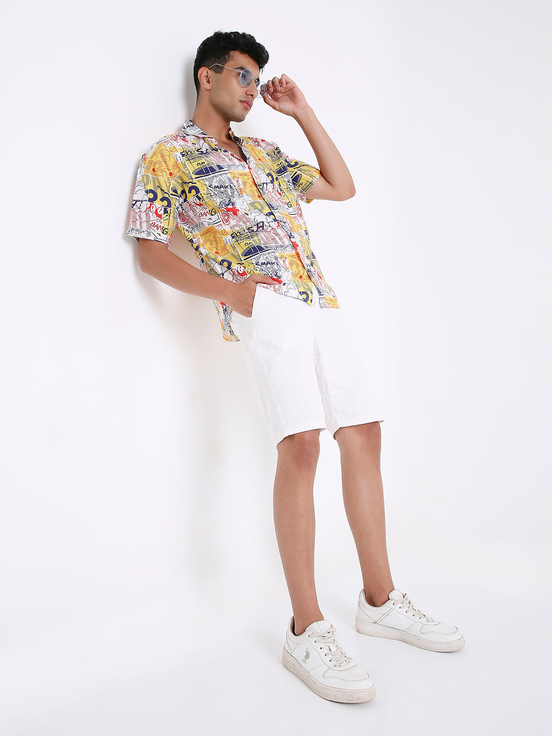 COMIC PRINT SHORT SLEEVE SHIRT