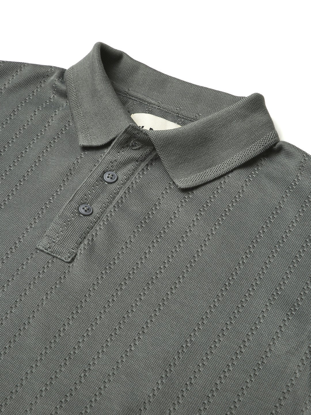 OLIVE Jacquard Classic Polo t-shirt