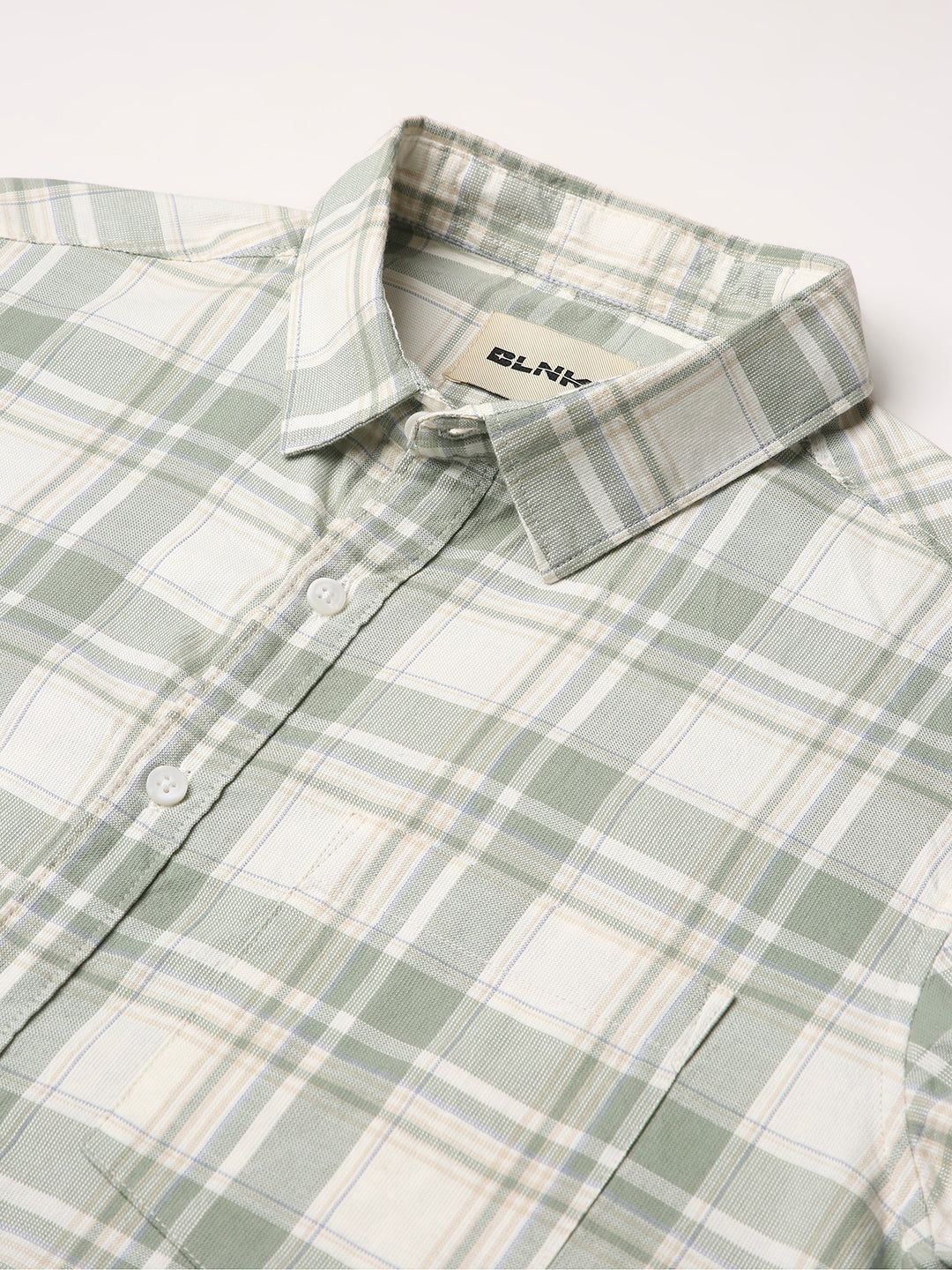 Plaid Cotton Casual Shirt