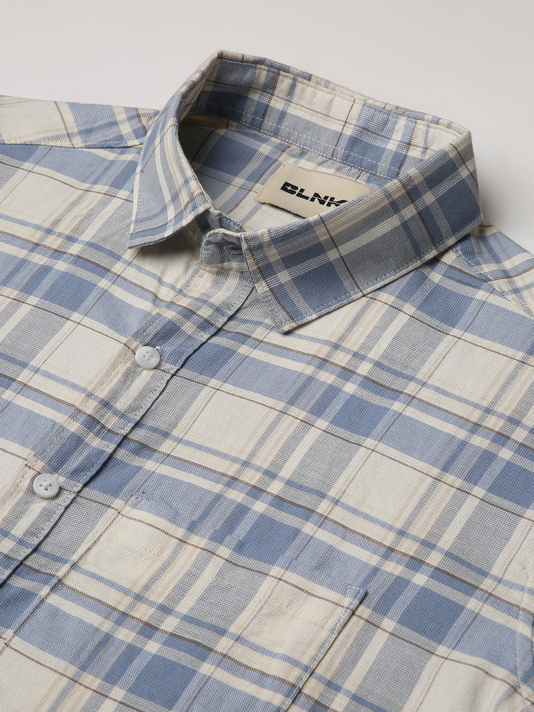 Plaid Cotton Casual Shirt